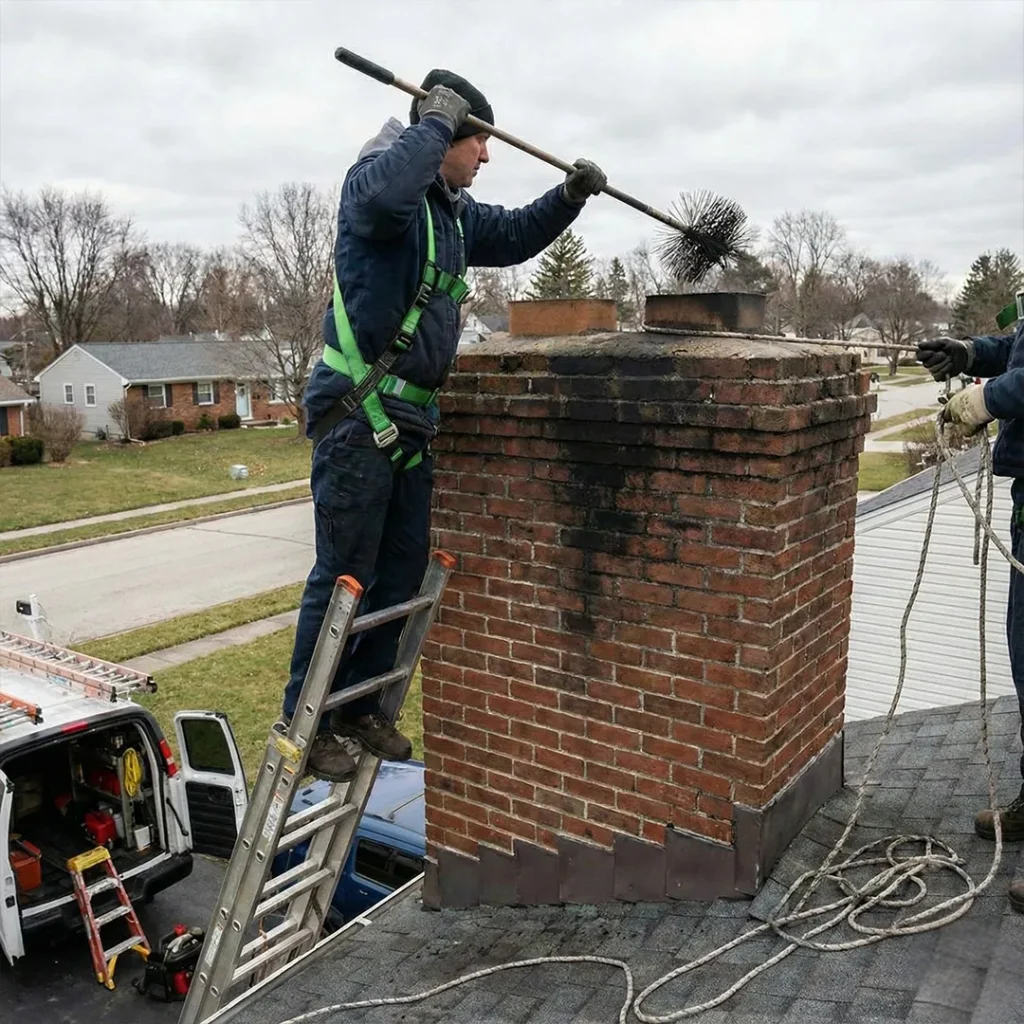 chimney cleaning services by Shines Hub